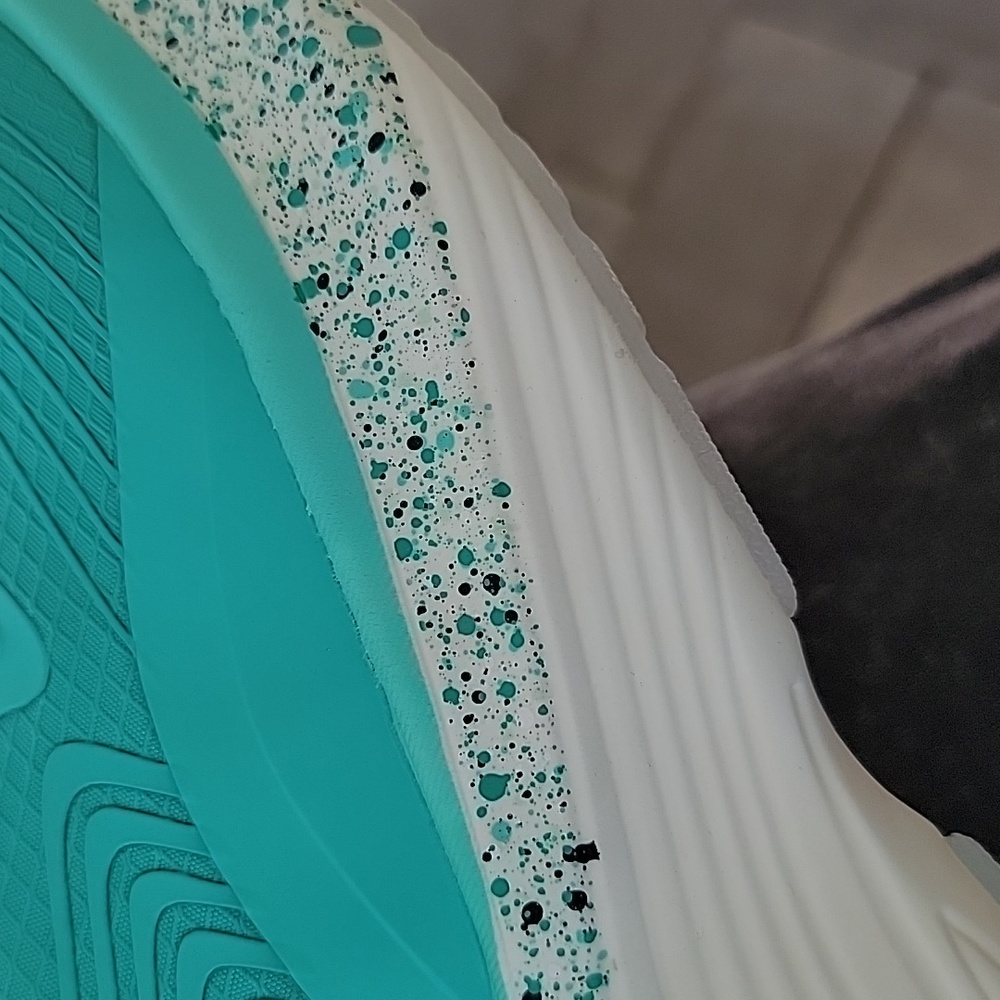APL Streamlines Mint Tropical Green Speckle Womens Sz 9 New In Box - Picture 3 of 13